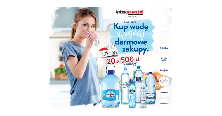 Konkurs w Intermarche - Dlaczego warto pić wodę?